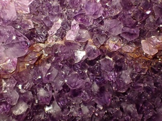 Amethyst crystals